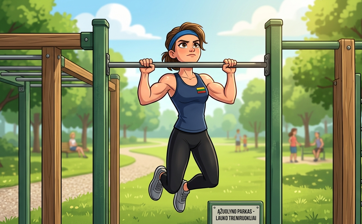 Nuo nulio iki pirmo pull-up